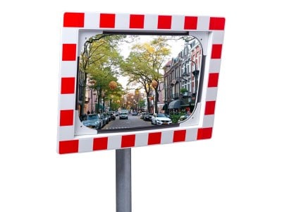 Verkeersspiegel glas rechthoek