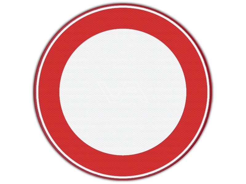 Verkeersbord RVV C01 Verboden in te rijden Visser Assen